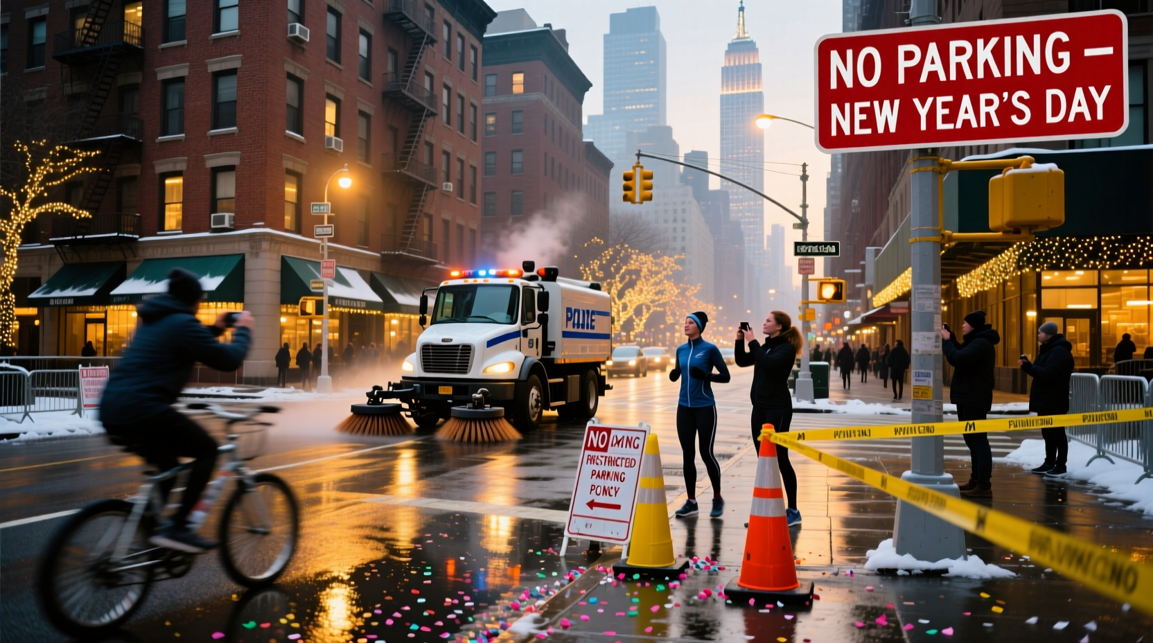 do street cleaning new york parking new year