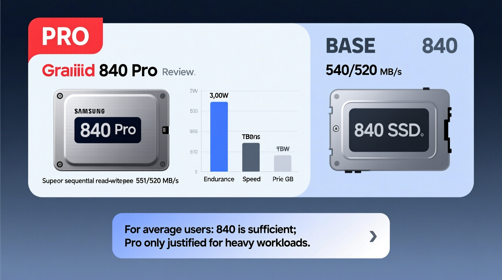 samsung 840 pro vs 840 is the pro version really worth it for the average user
