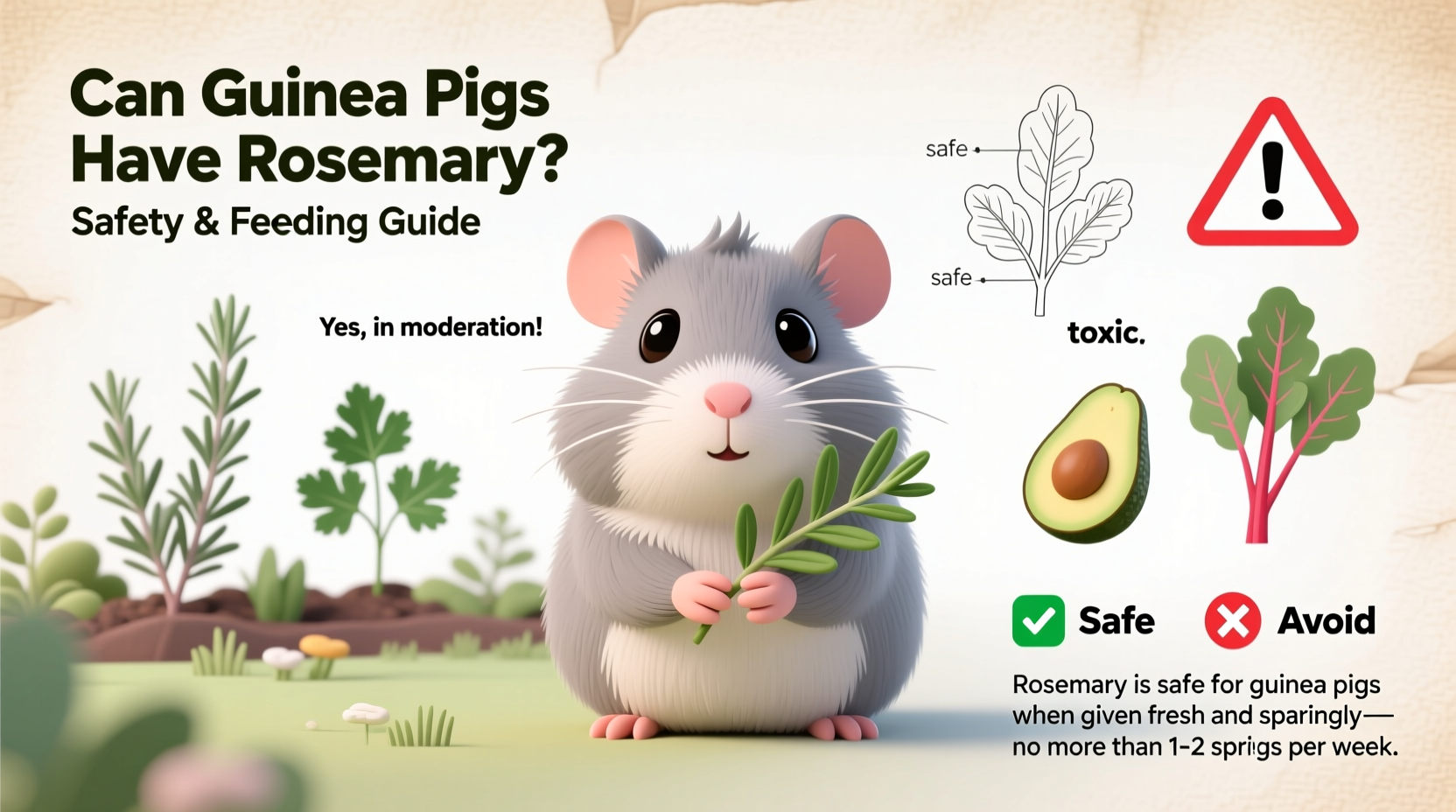 Can Guinea Pigs Have Rosemary? Safety & Feeding Guide