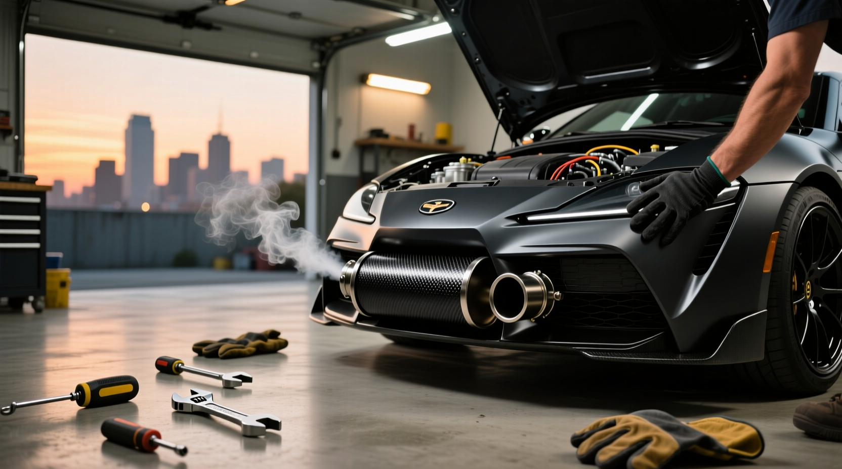 How to choose small exhaust muffler,How to make exhaust just a little louder?