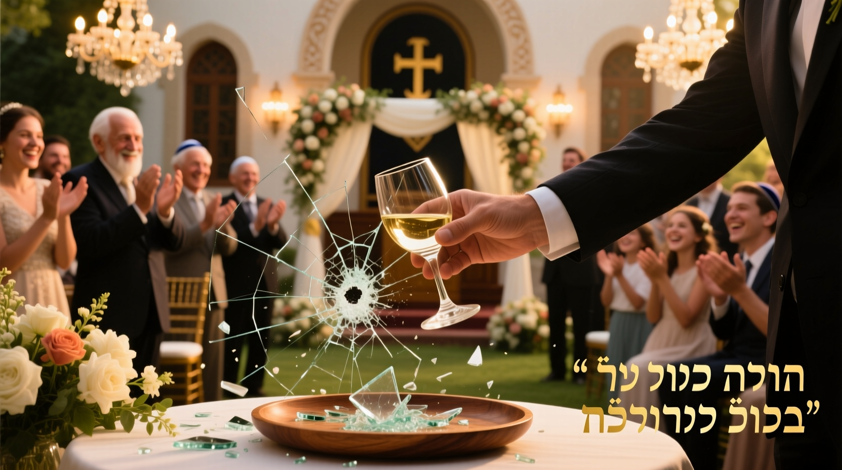 why do they break a glass at a jewish wedding