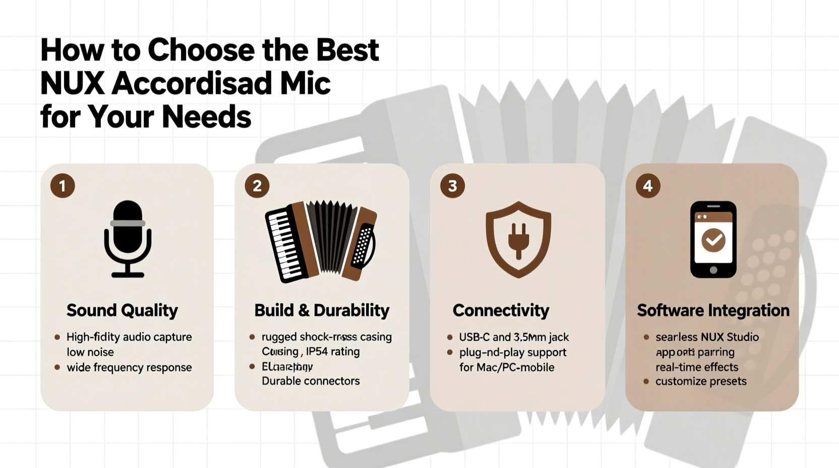 How to Choose the Best NUX Accordion Mic for Your Needs
