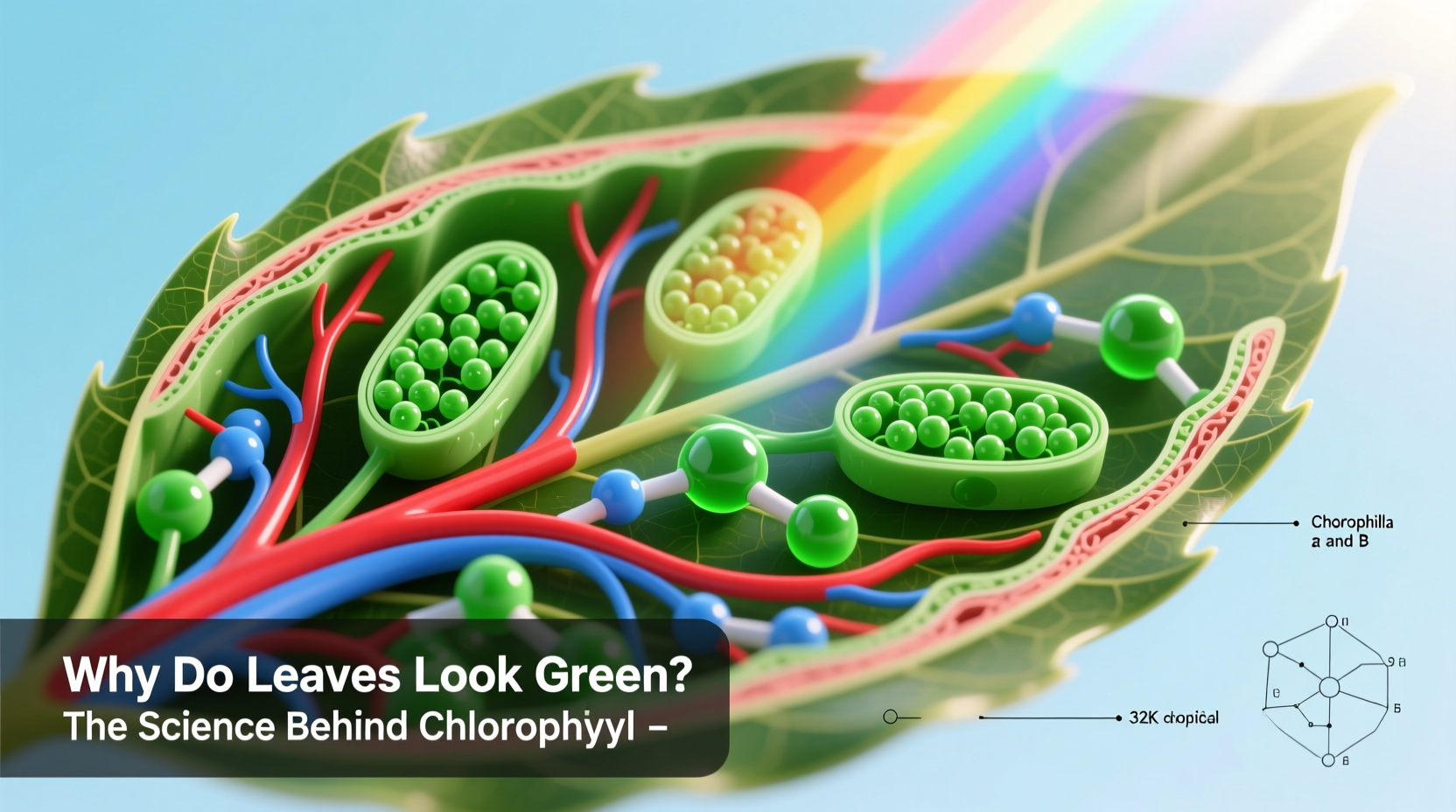 why do leaves look green the science behind chlorophyll