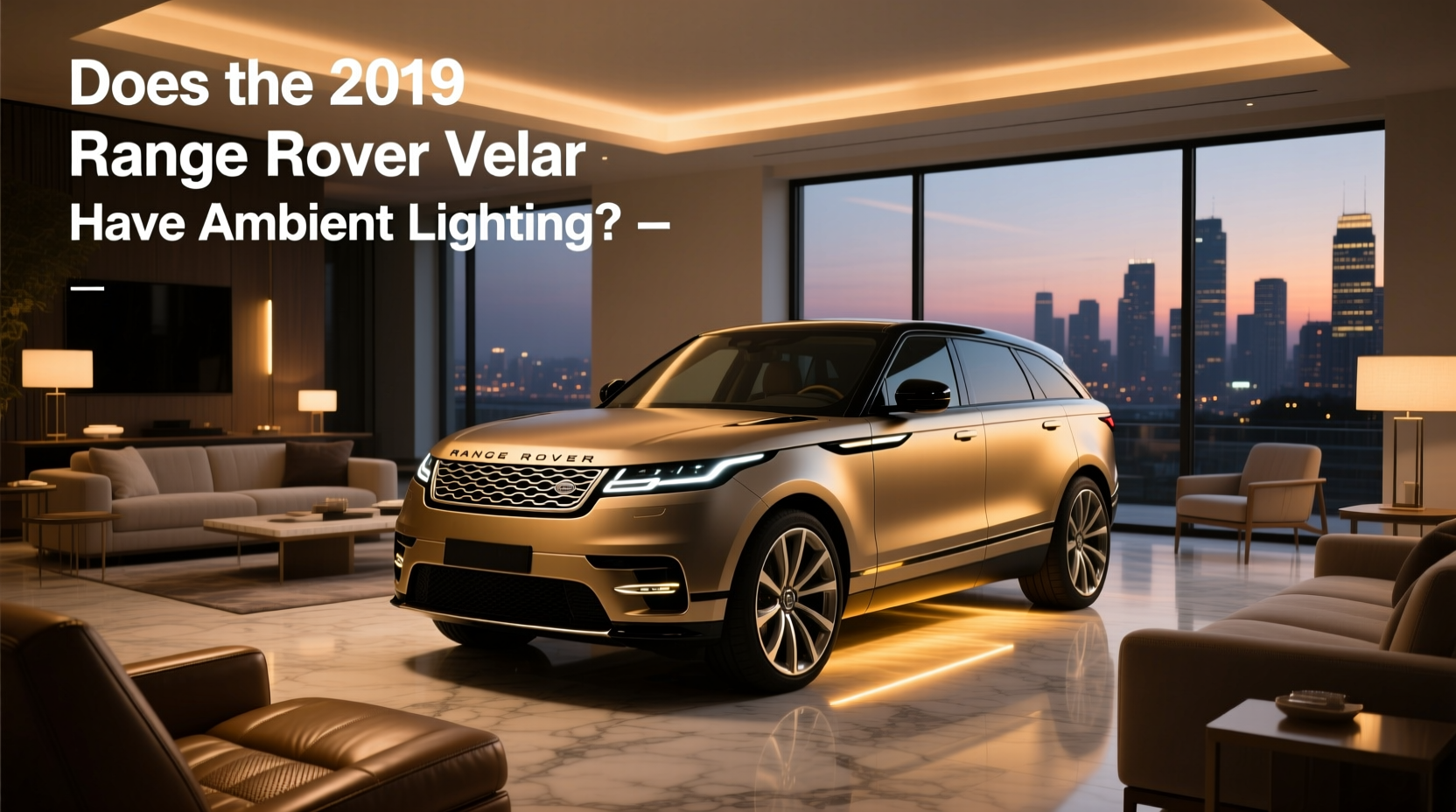 Ambient Lighting Range Rover Velar Guide: How to Choose & Install