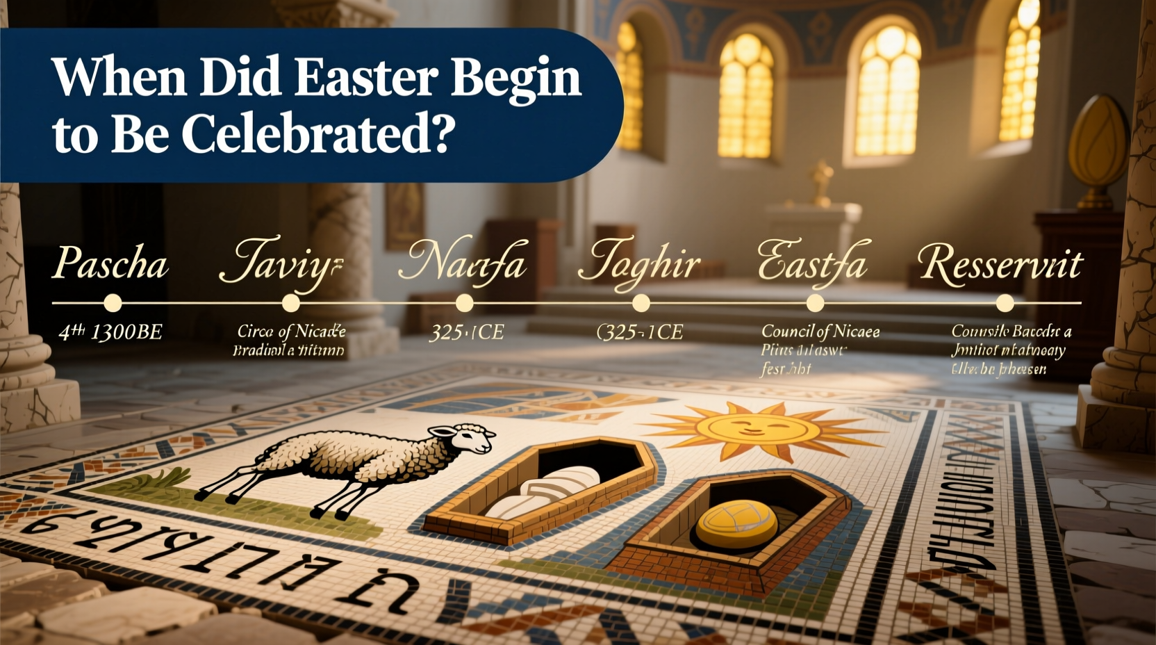 when did easter begin to be celebrated