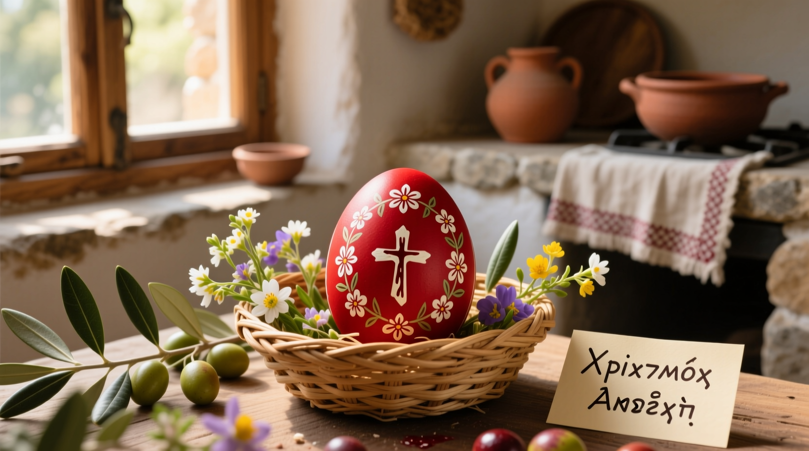 how to make red eggs for greek easter