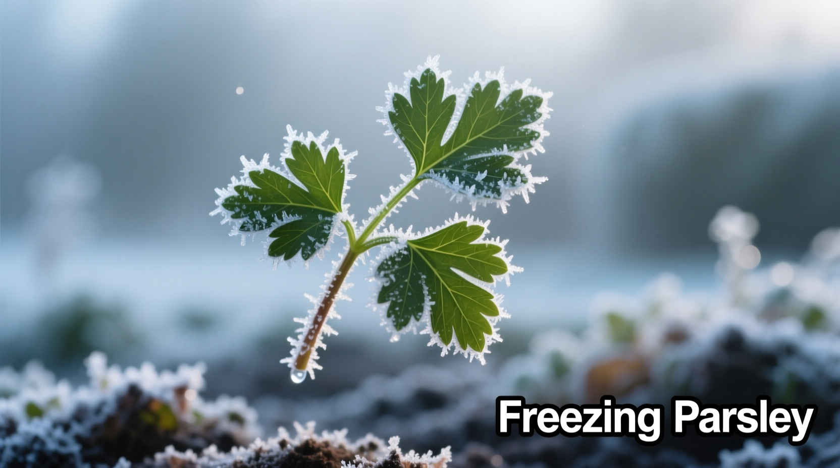 freezing parsley