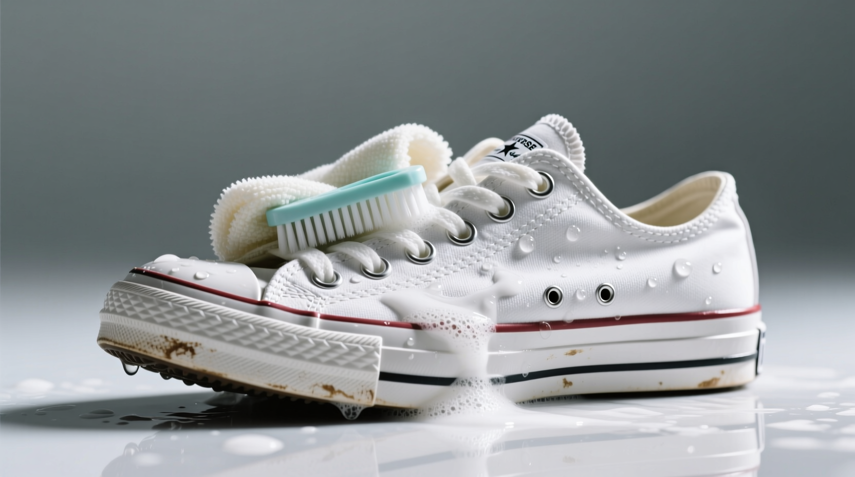 how to clean white converse sneakers