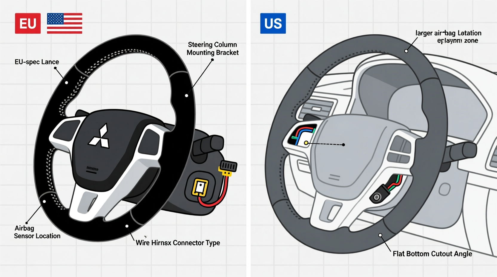 lancer flat bottom install eu us