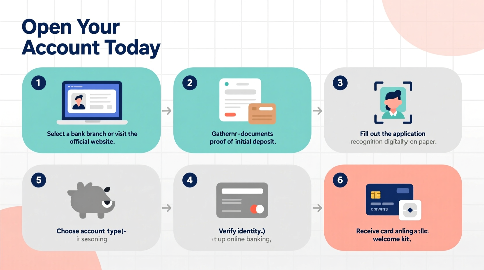 how to open a bank account a step by step guide for new customers