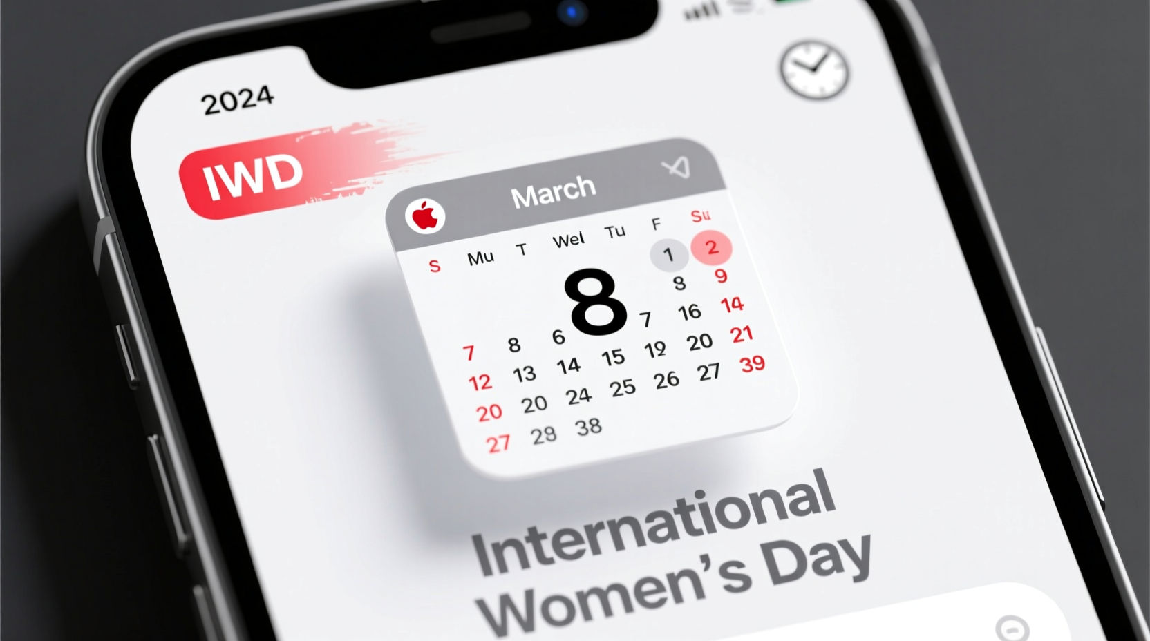 apple removed international womens day