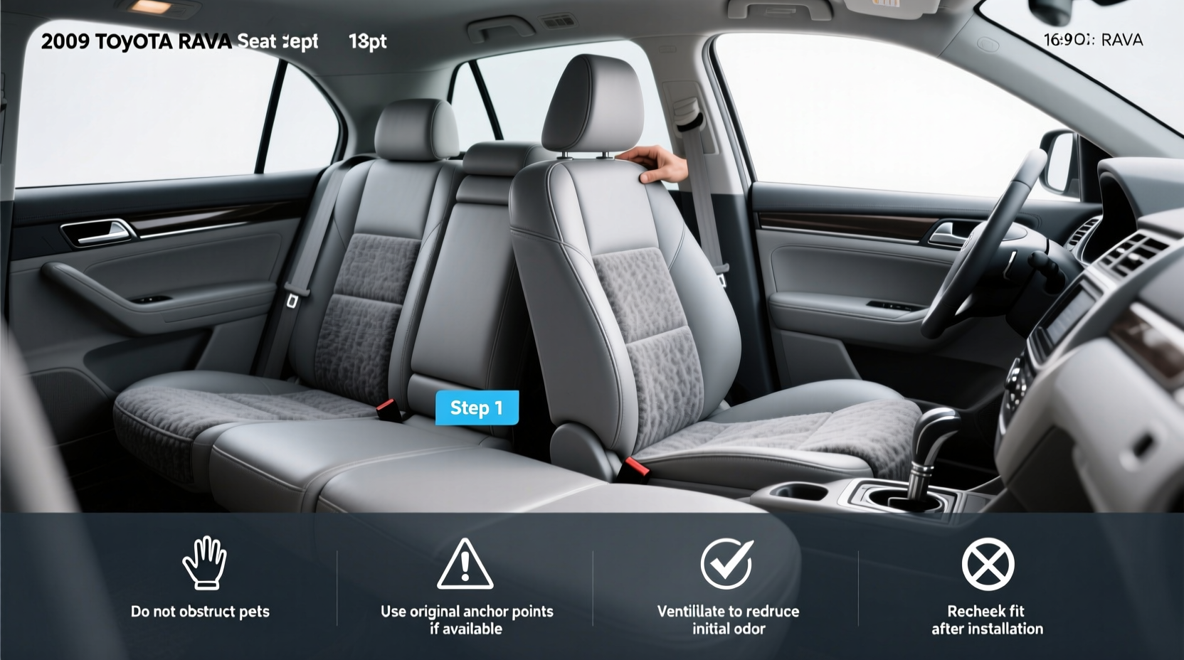 2009 toyota rav4 seat covers