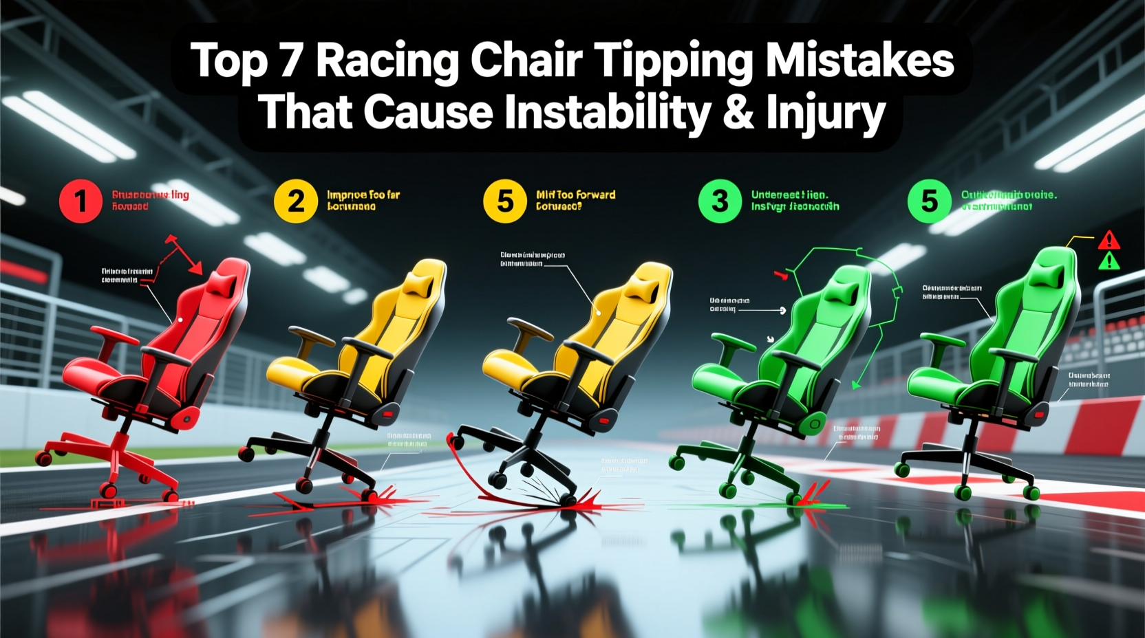 racing chair tipping mistakes