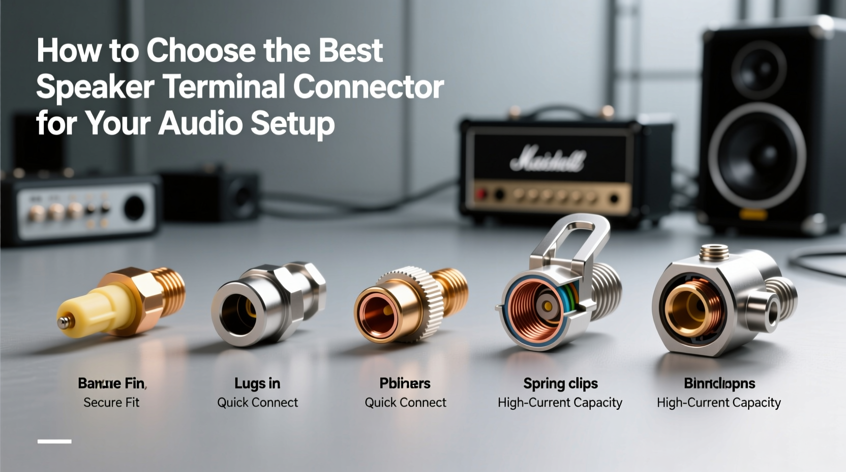 speaker terminal connector