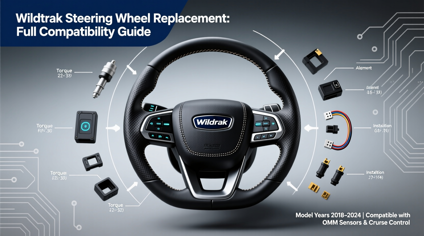 wildtrak steering wheel replacement