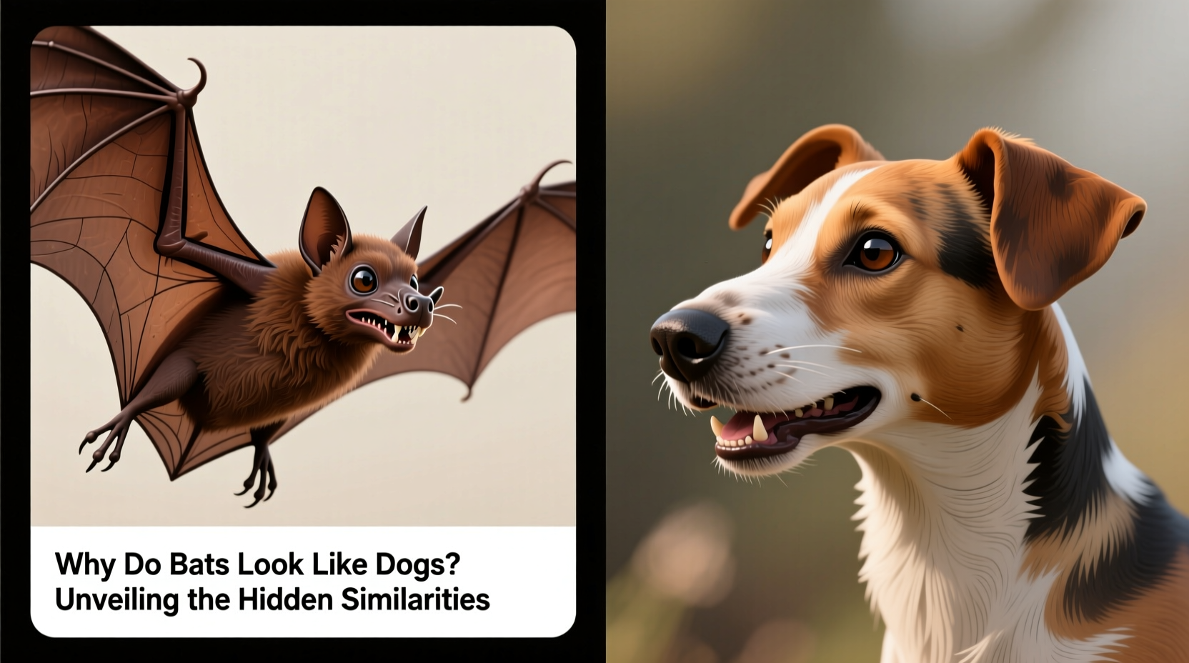why do bats look like dogs unveiling the similarities