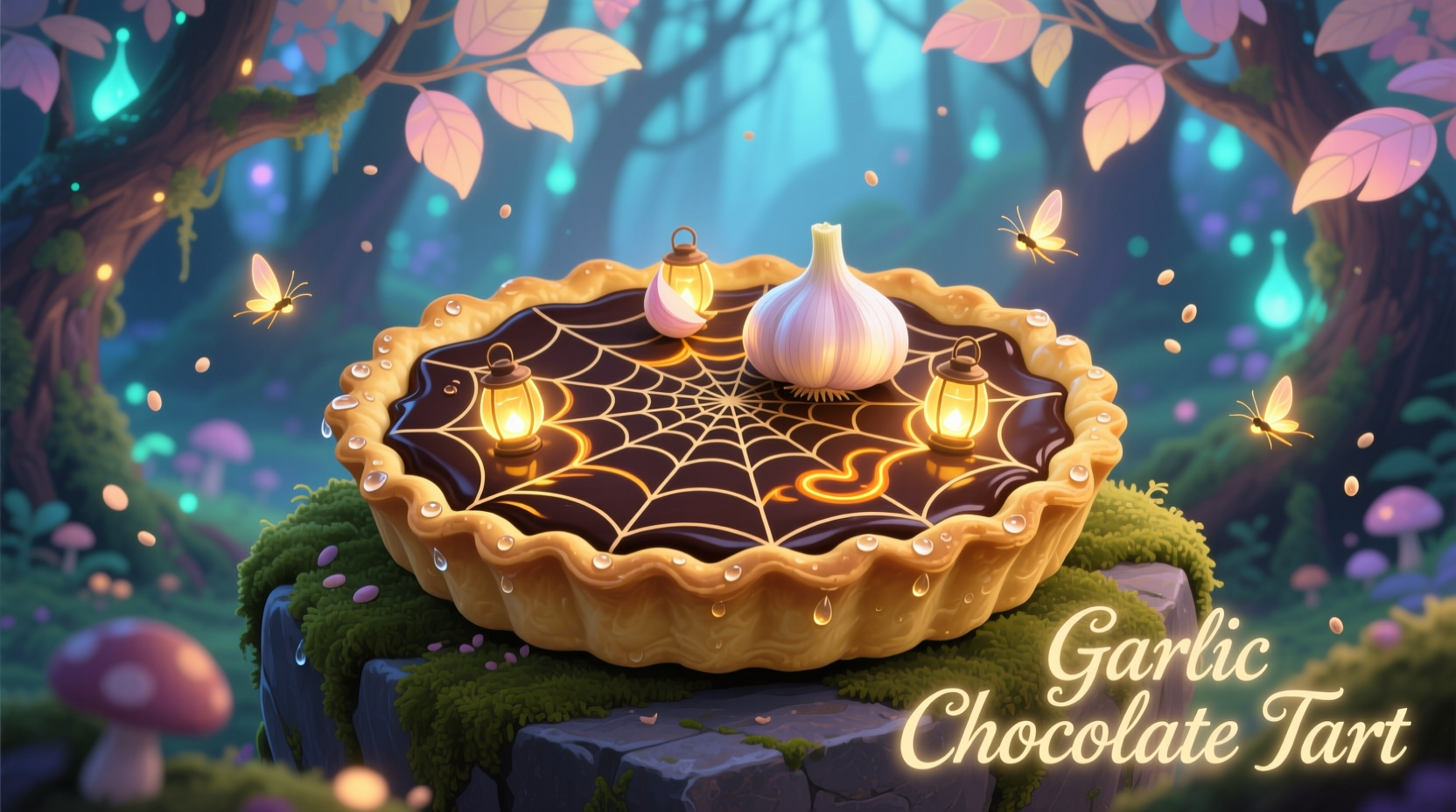 garlic chocolate tart dreamlight valley