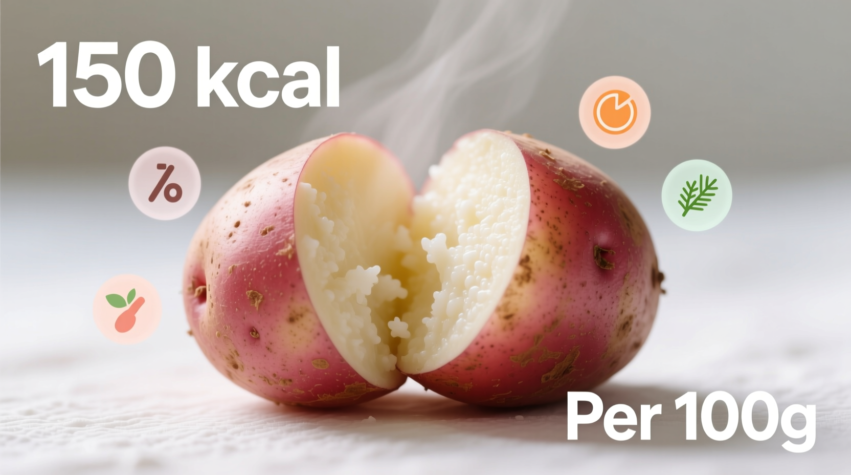 calories in a red potato