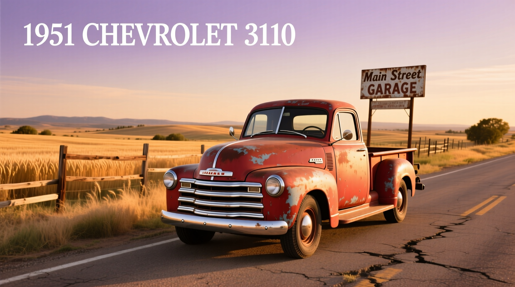 1951 Chevrolet 3100 pickup truck parked outdoors