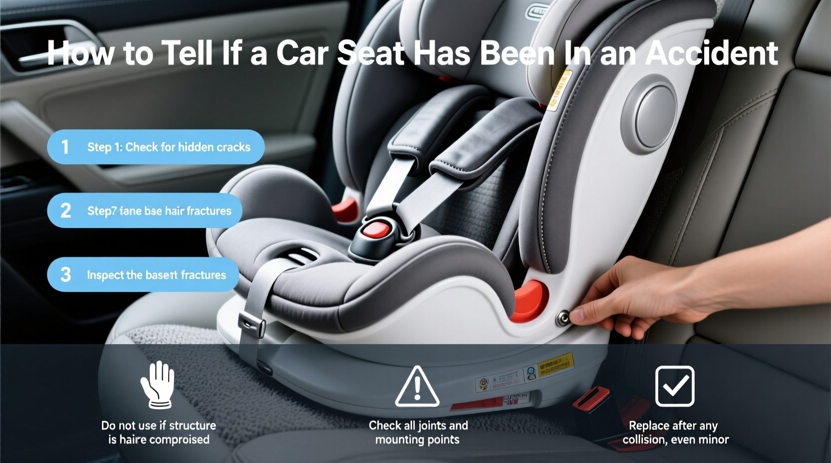 how to tell if car seat has been in accident