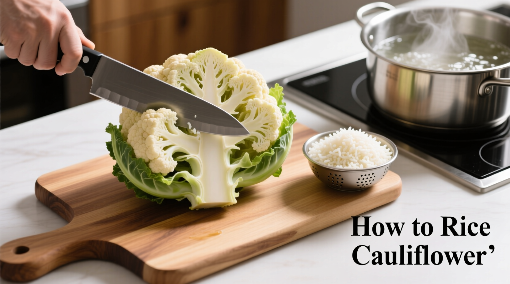 How to Rice Cauliflower: 4 Foolproof Methods