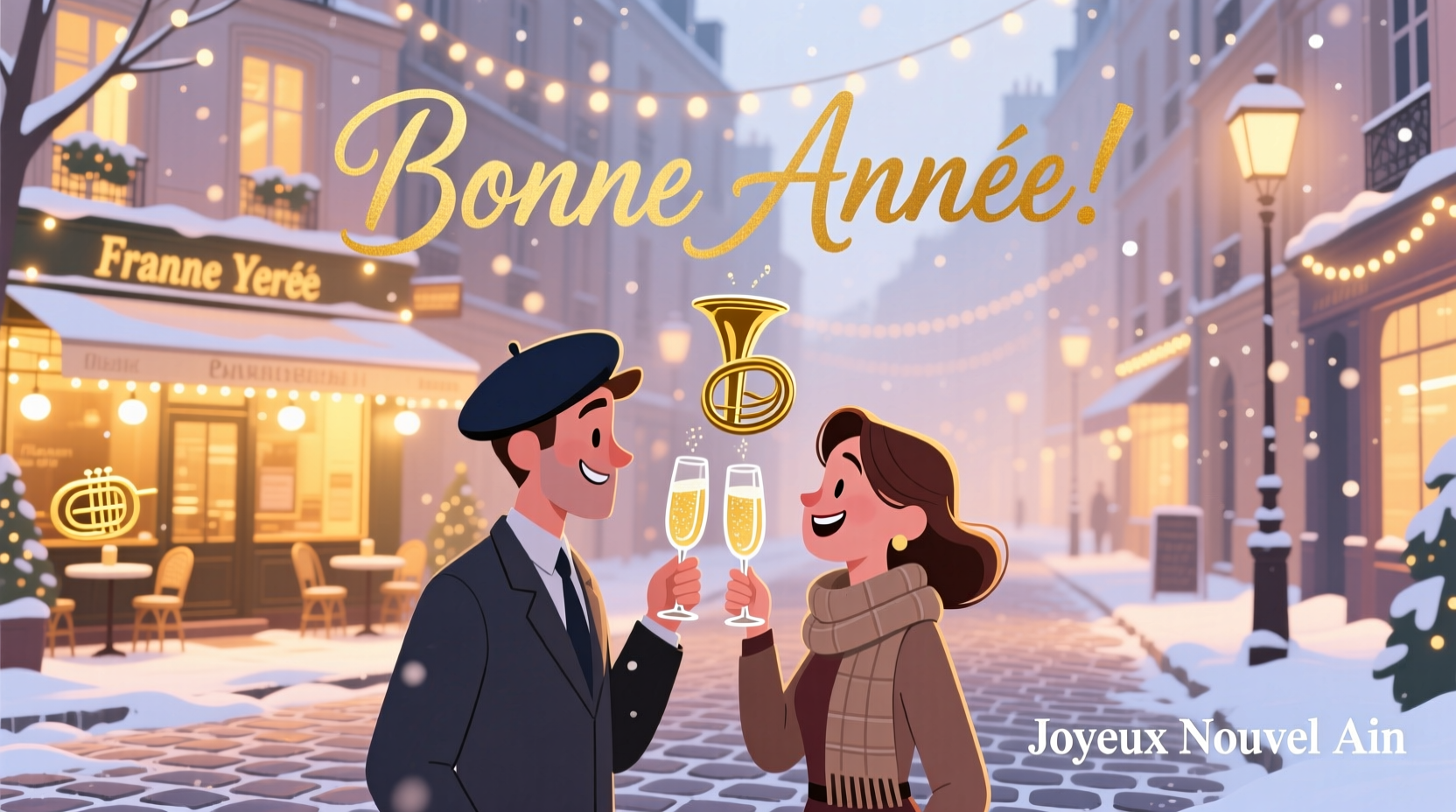 how to respond to happy new year in french