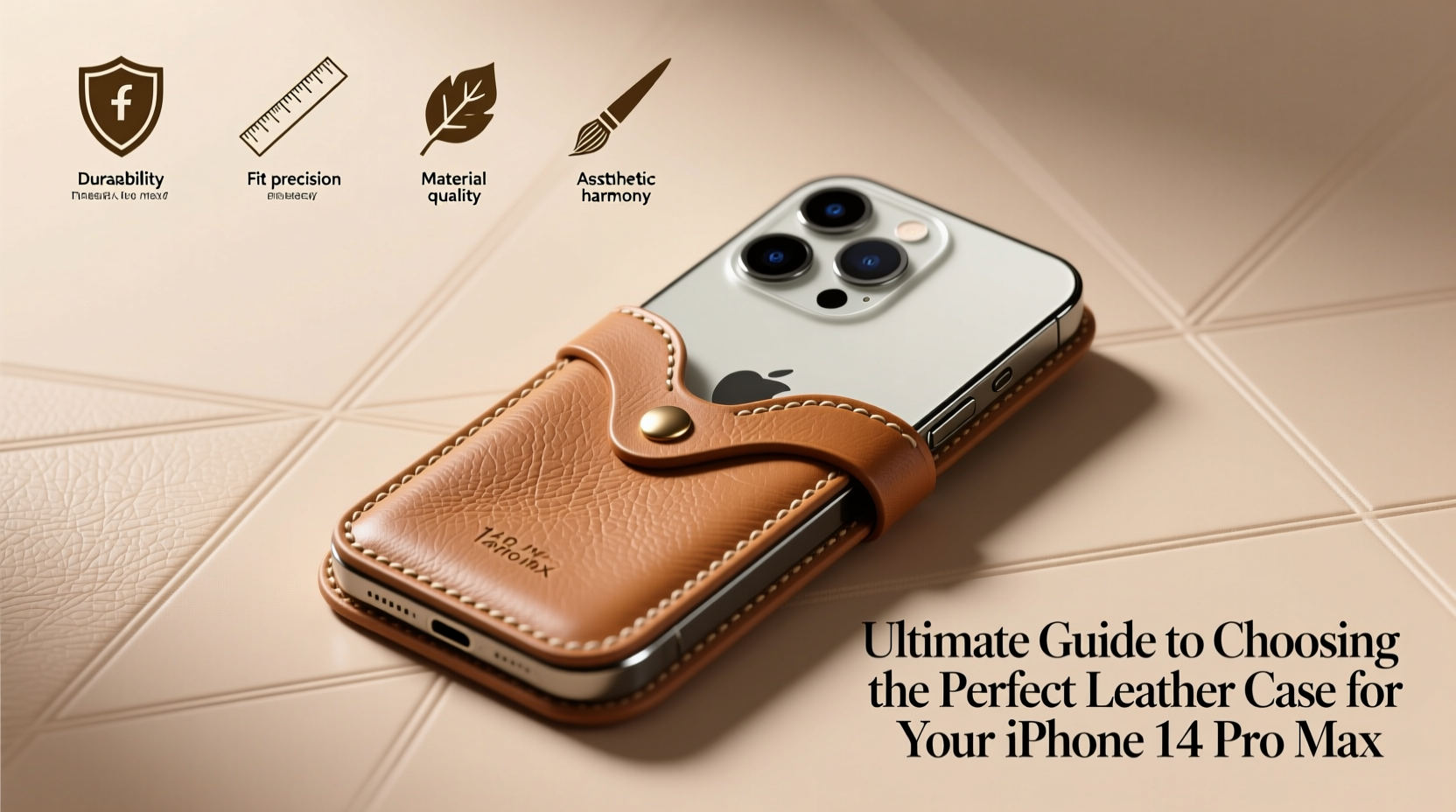 ultimate guide to choosing the perfect leather case for your iphone 14 pro max