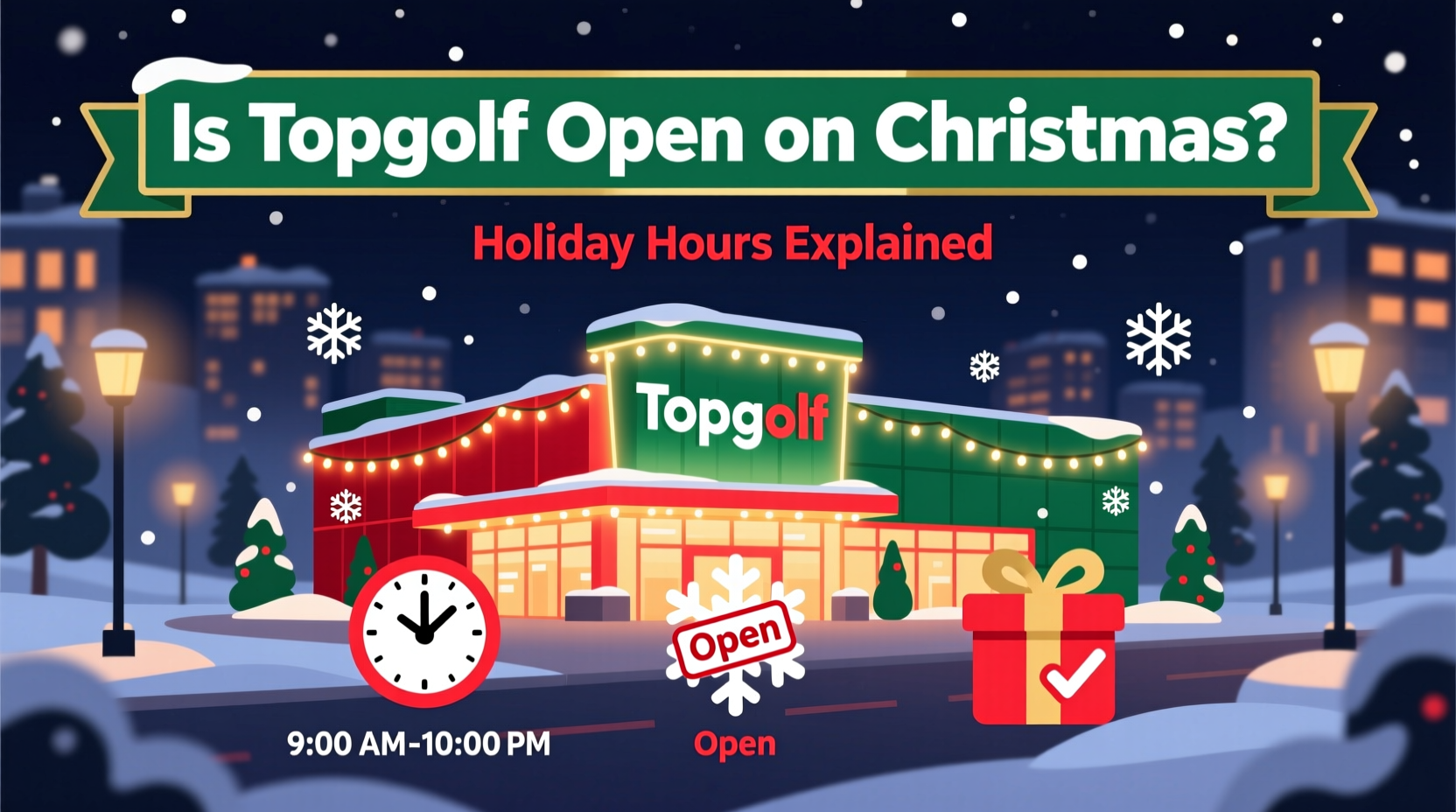 is topgolf open on christmas