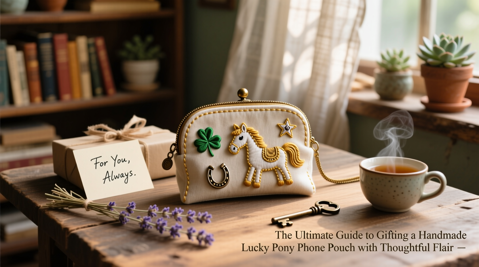 the ultimate guide to gifting a handmade lucky pony phone pouch with thoughtful flair