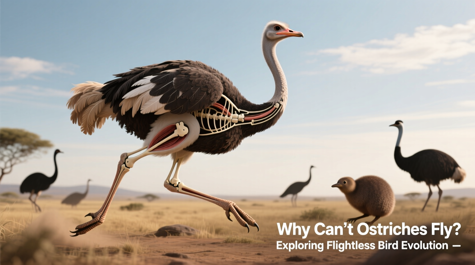 why cant ostriches fly exploring flightless bird evolution