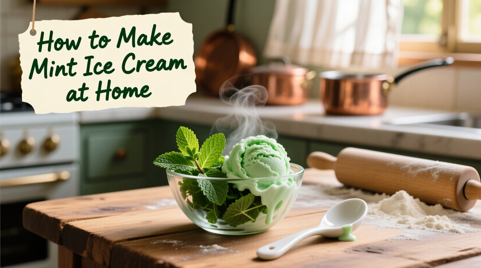 how to make mint ice cream