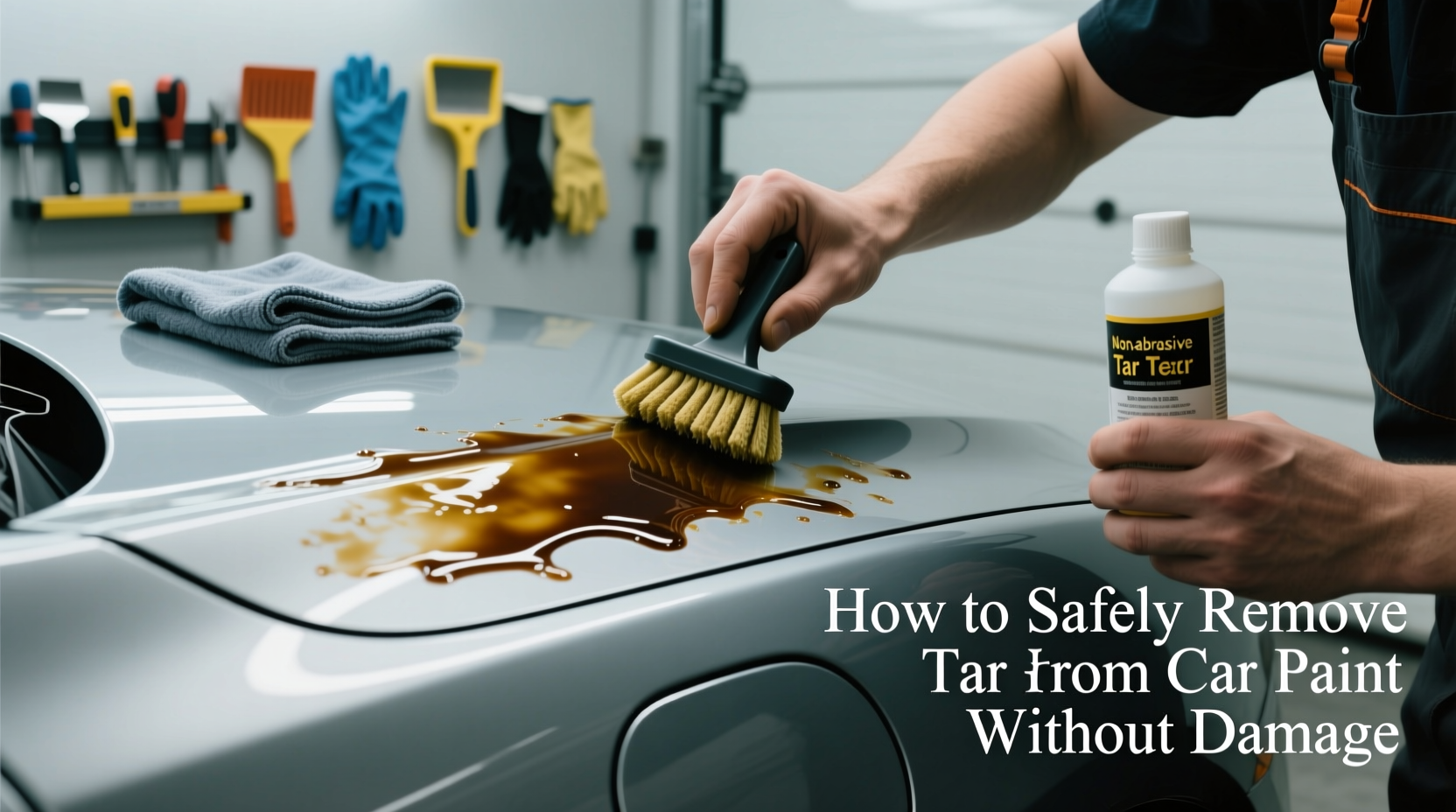 Step-by-step: safe method to remove tar from car paint
