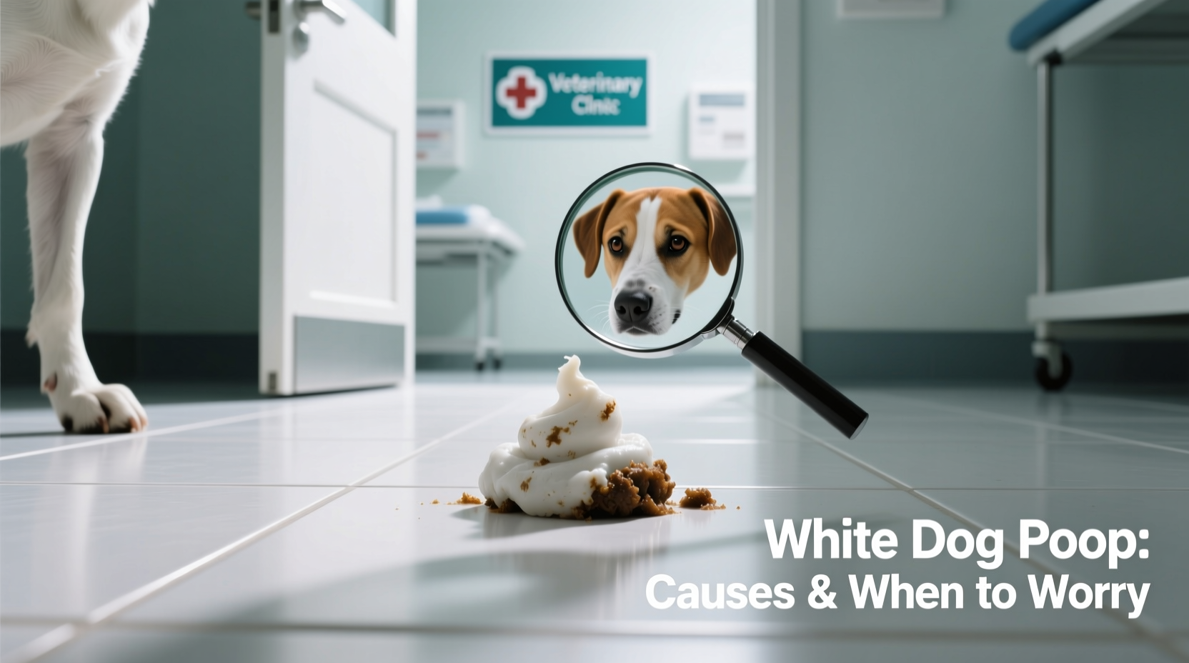 why is my dogs poop white causes when to worry