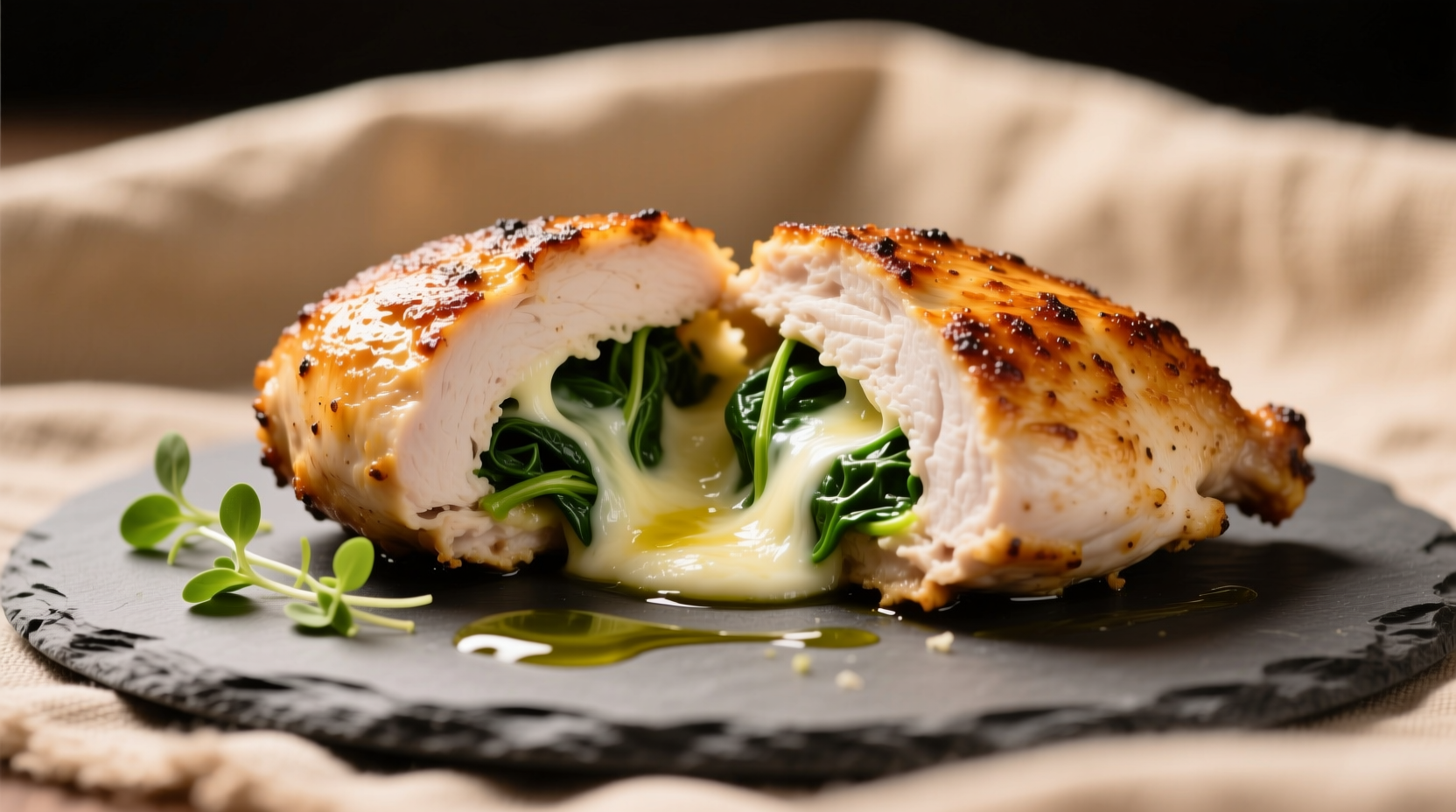 Perfect Stuffed Chicken Breast with Spinach and Cheese Recipe