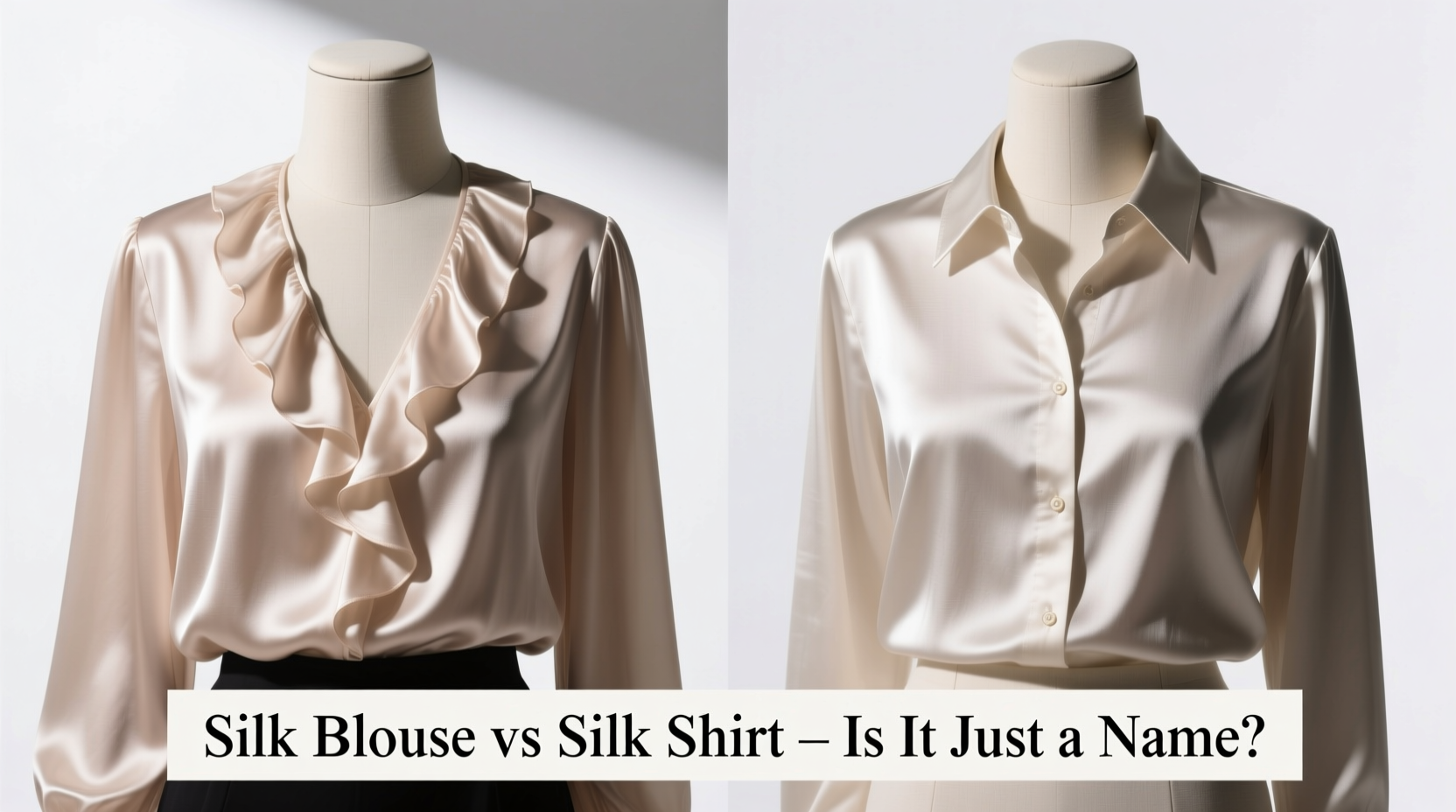 silk blouse vs silk shirt is there even a difference or am i just paying for a name