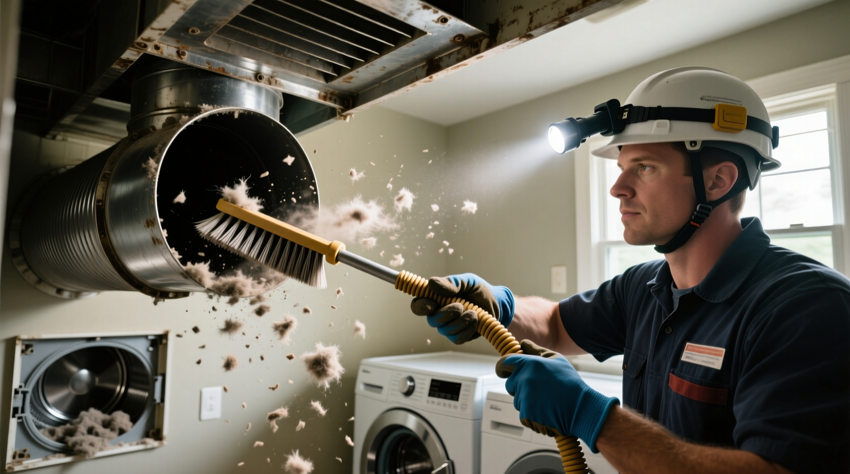 how to clean a dryer vent