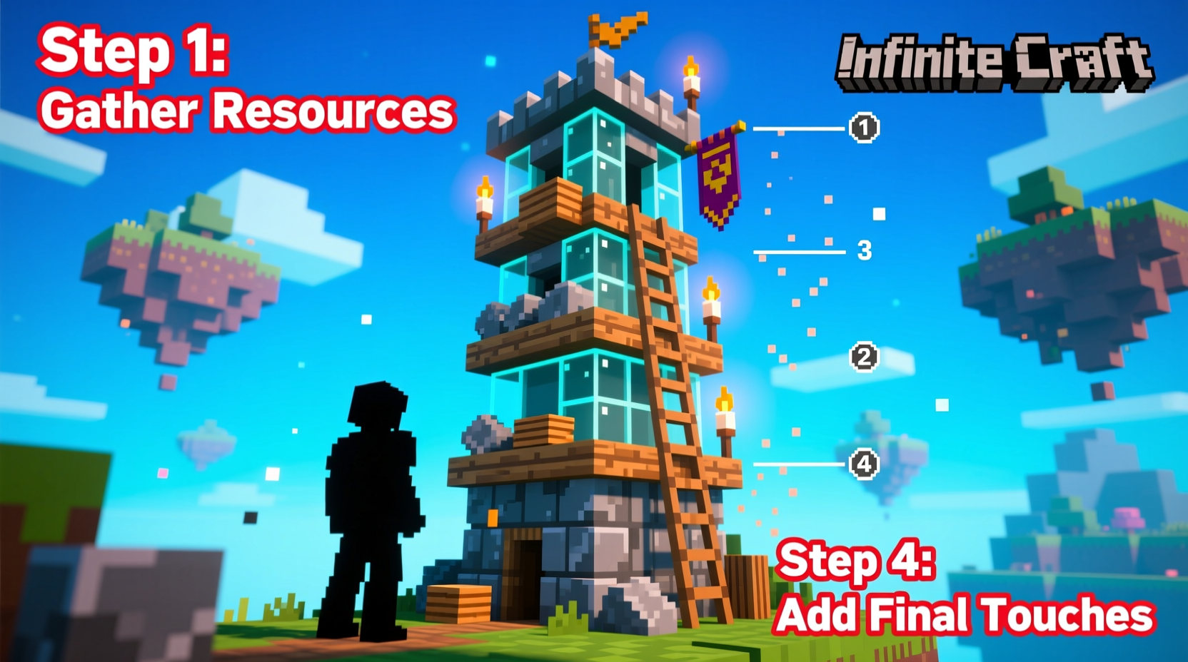 how to make tower in infinite craft