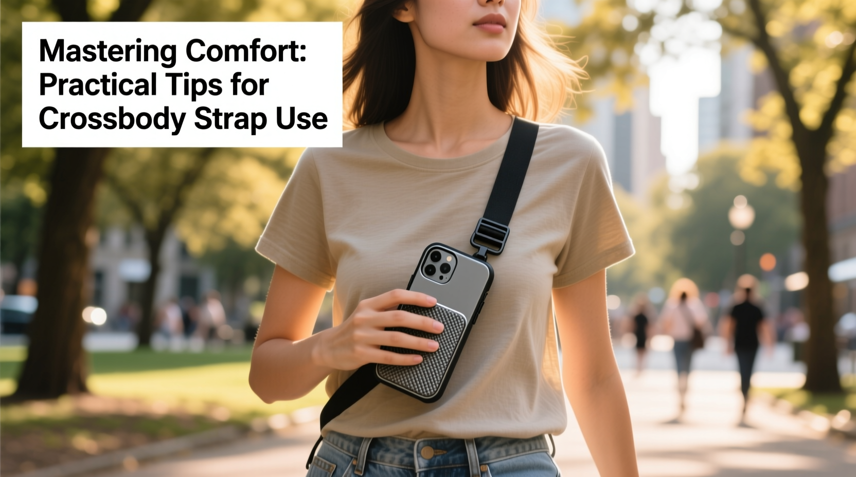 mastering comfort practical tips for using a crossbody strap phone case with ease
