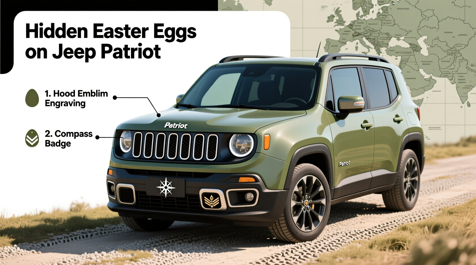 are there easter eggs on jeep patriot
