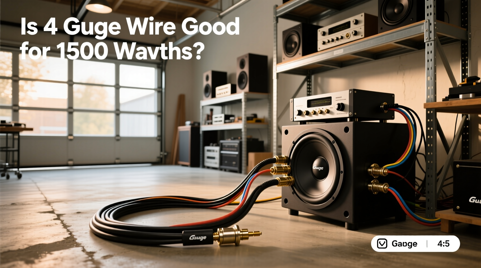 4 Gauge Subwoofer Wire Kit Guide