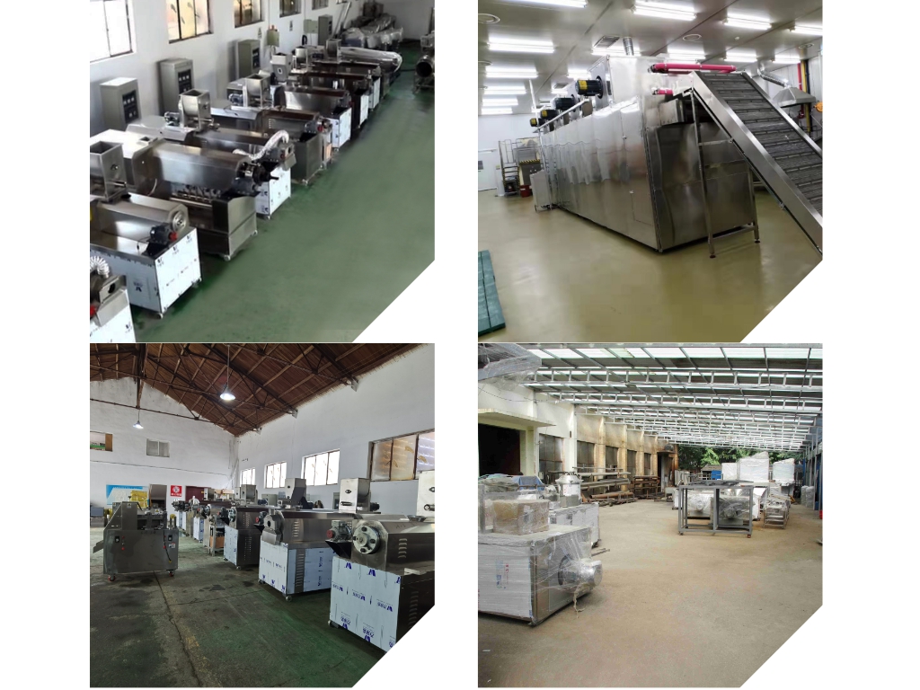 Bugles Tortilla Corn Chips Fried Snack Production Line 100 - 300kg/H