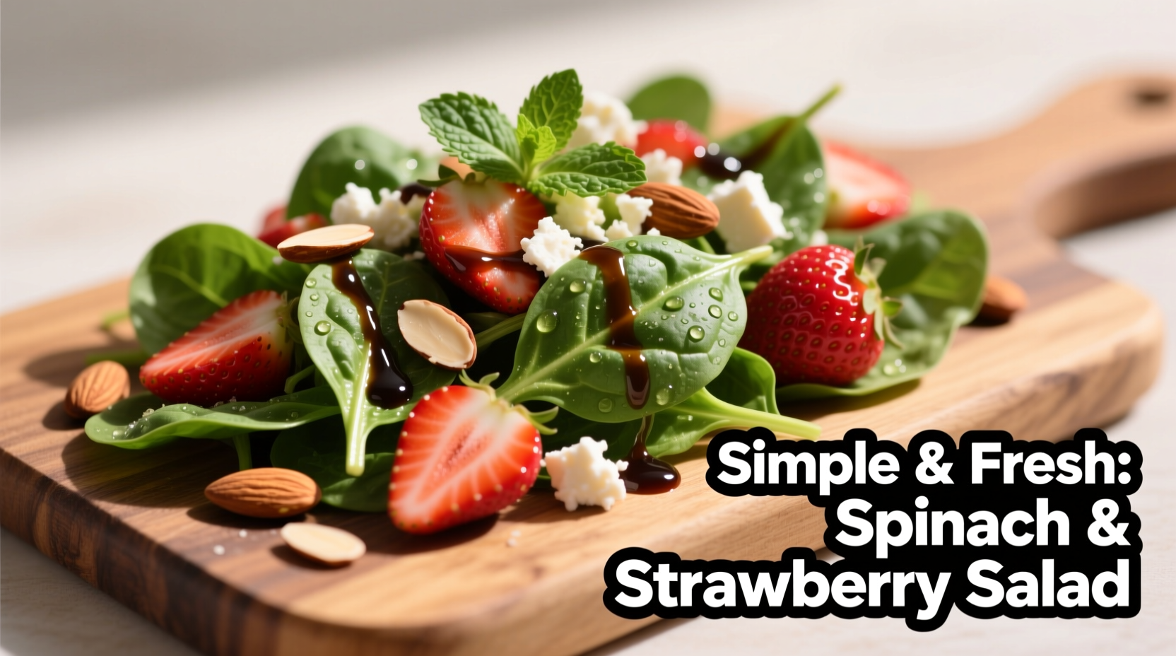 Perfect Spinach Strawberry Salad Recipe in 15 Minutes