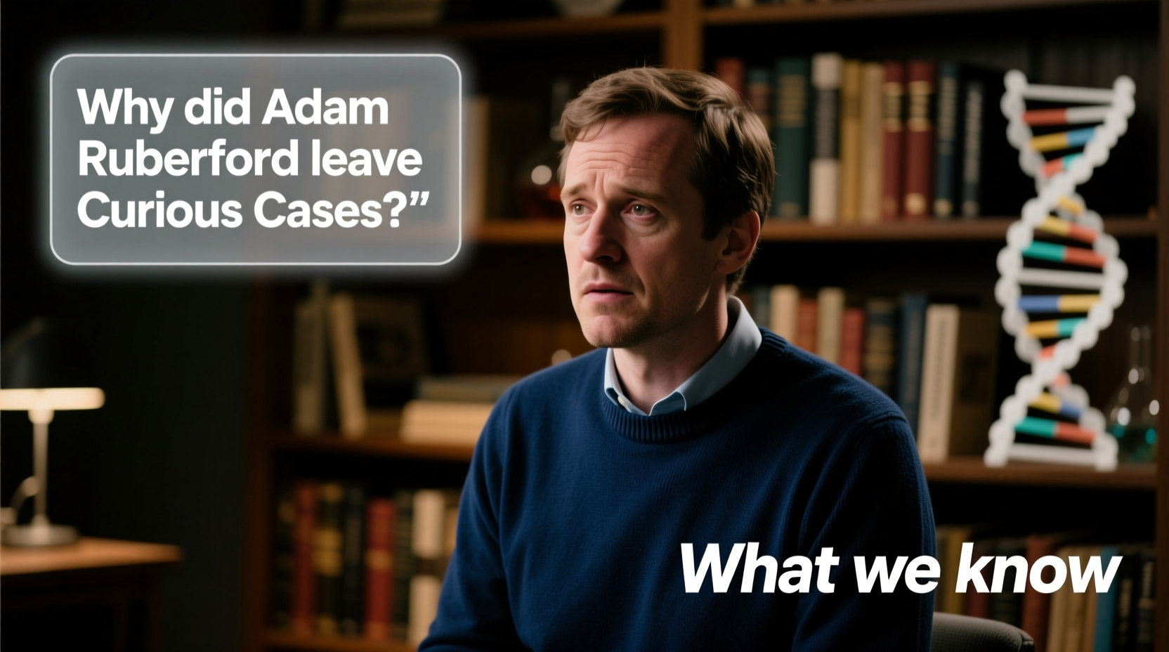 why did adam rutherford leave curious cases what we know