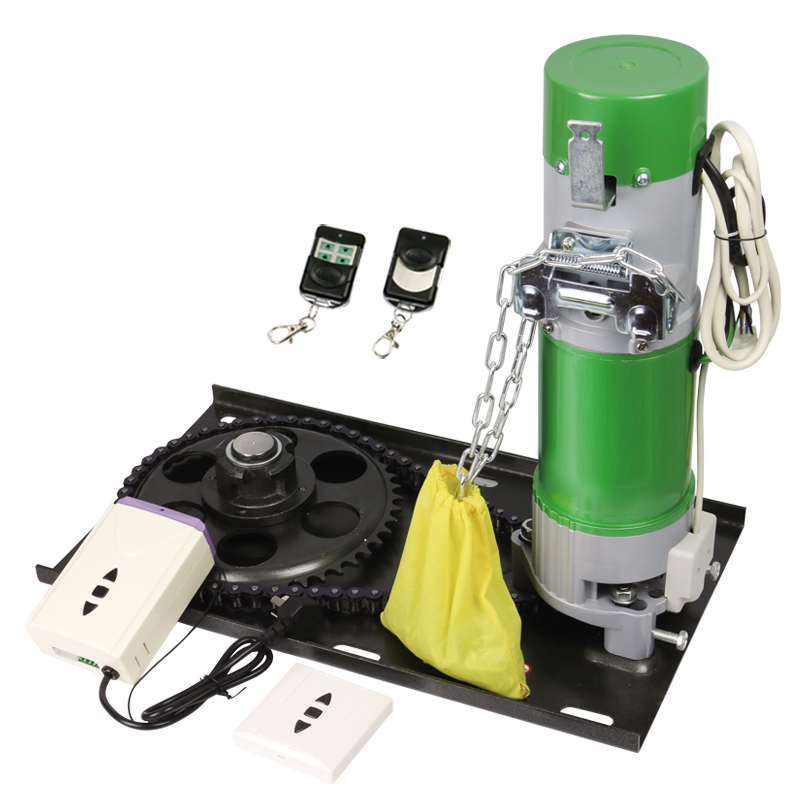 卷帘门电动机安全电机侧链型垂直抬起折叠门800千克卷式400w电动卷帘