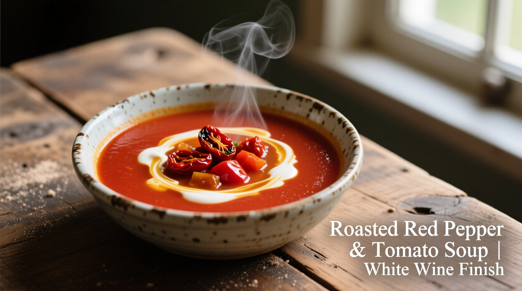 Canned Roasted Red Pepper Tomato Soup with White Wine Recipe