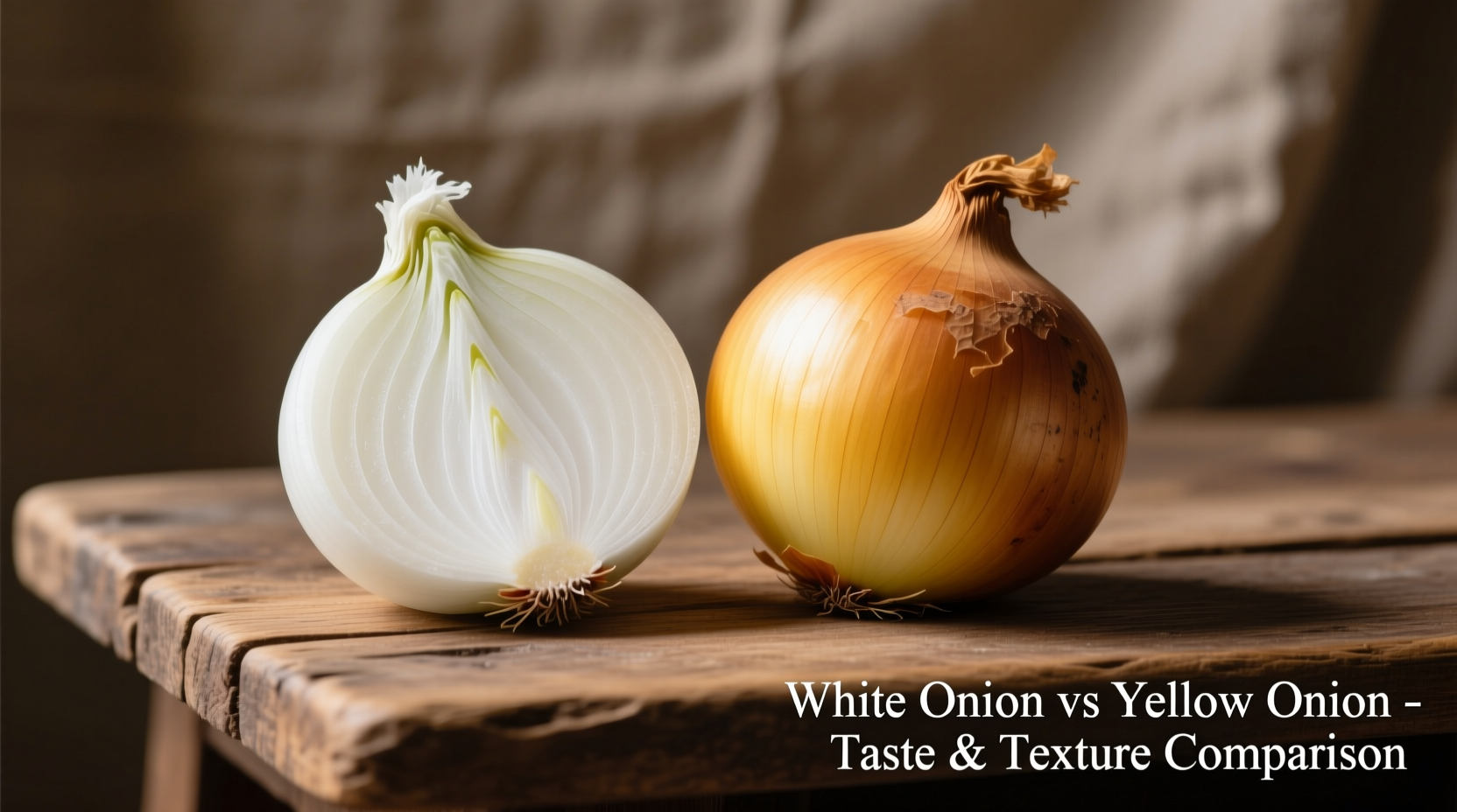 white vs yellow onion
