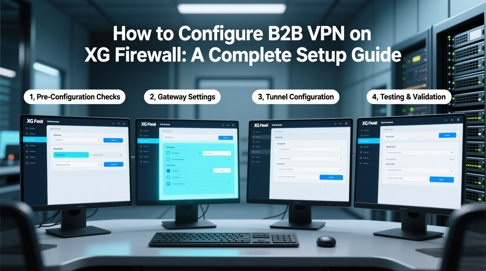 how to configure b2b vpn on xg firewall