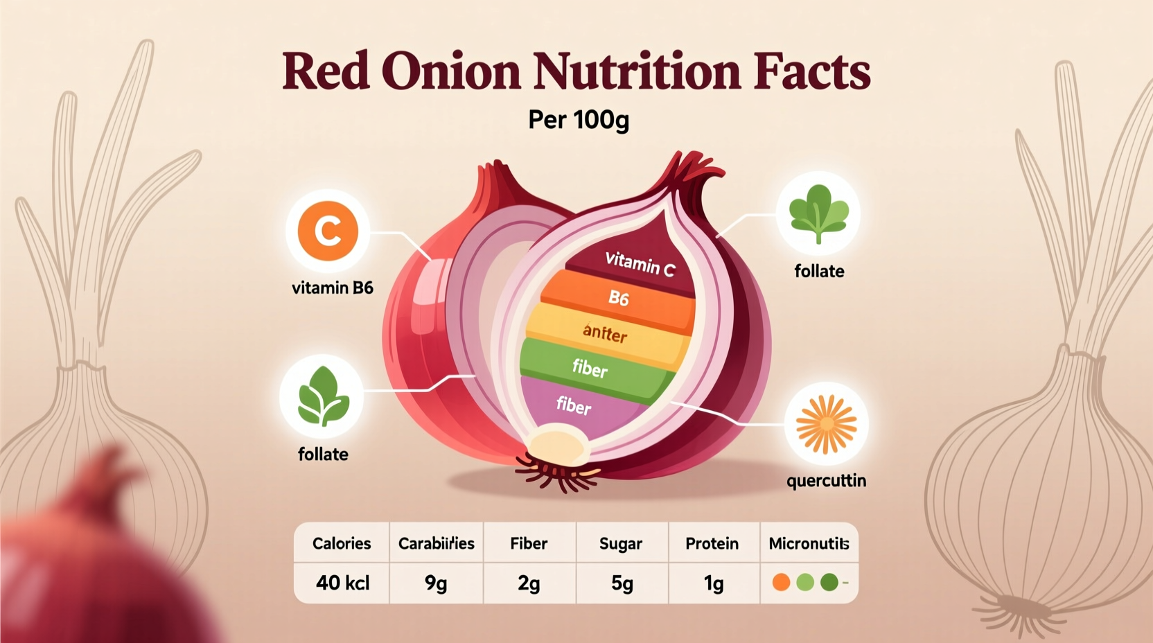Red Onion Nutrition Data: Complete Facts & Benefits