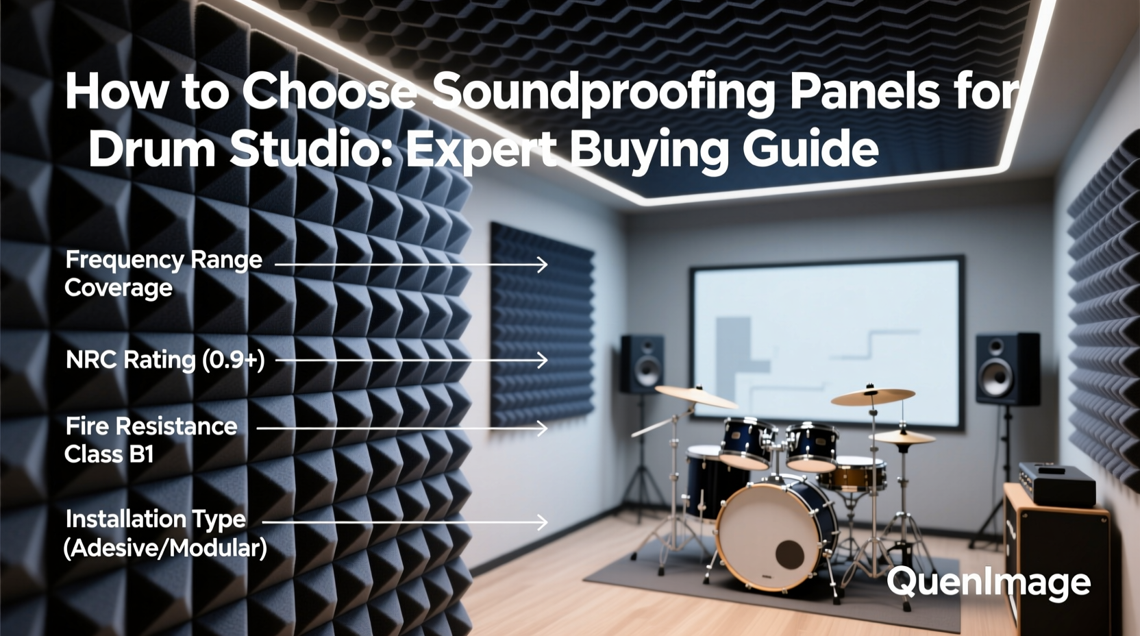 soundproofing panels for drum studio