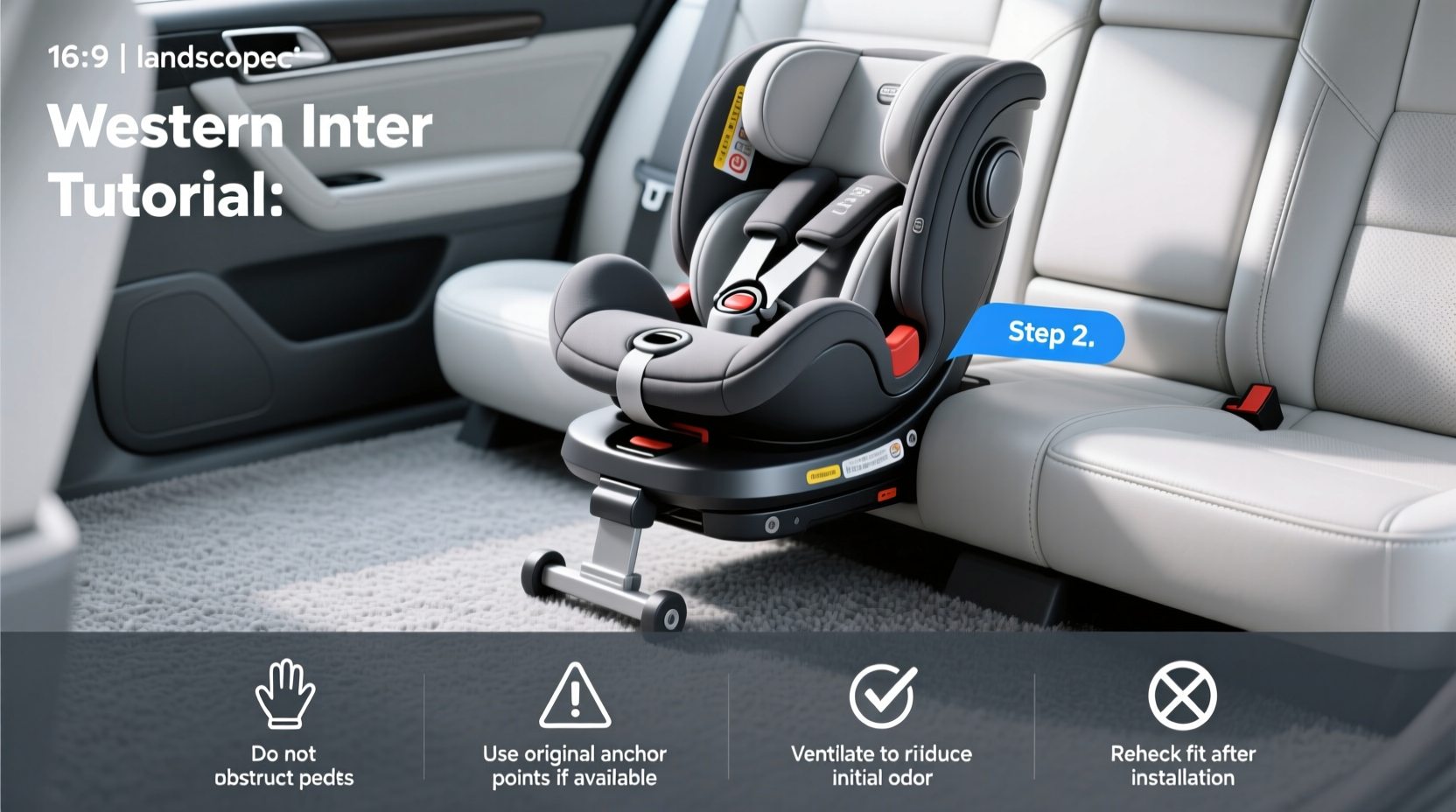 footrest for child car seat